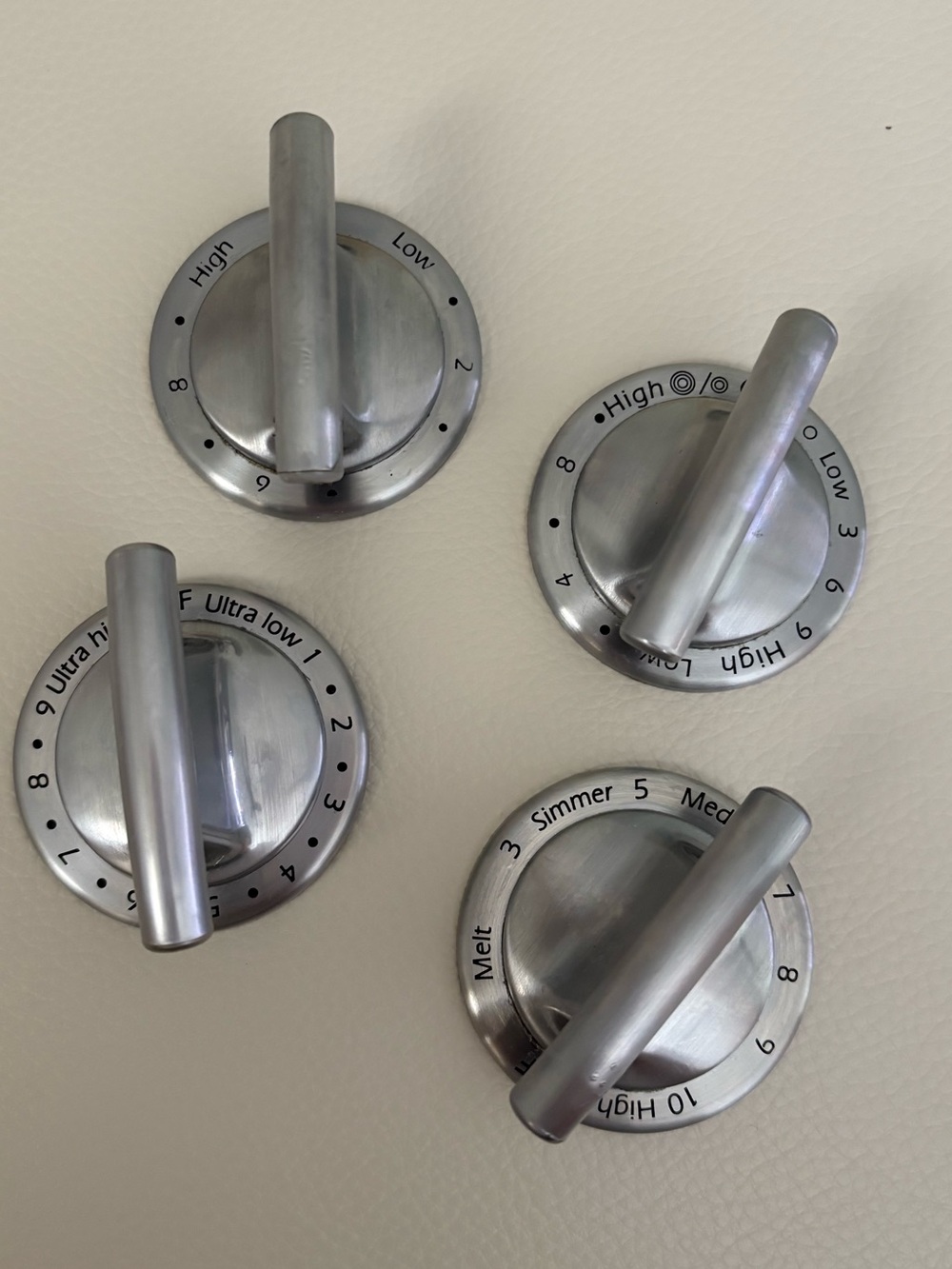 Range Knob Set of 4